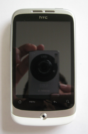 HTC wildfire scherm na reparatie