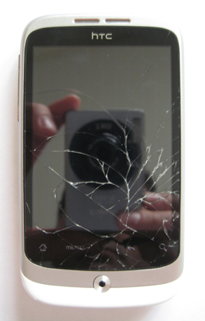 HTC wildfire scherm voor reparatie